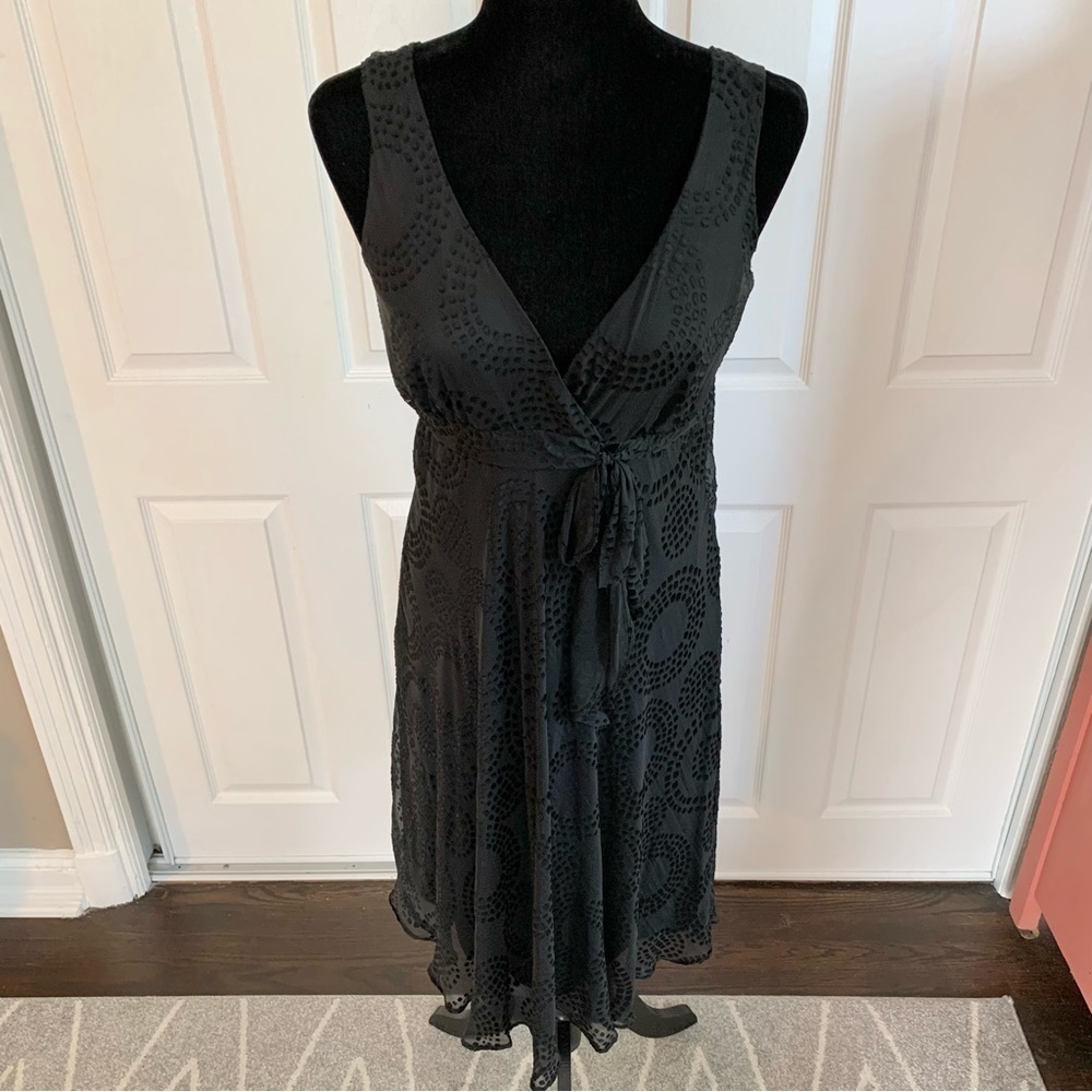 Jonathan Martin Studio Black Silk Blend Cocktail Dress - Picture 2 of 6